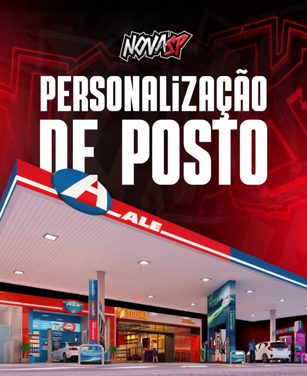 Personalização de posto de combústivel