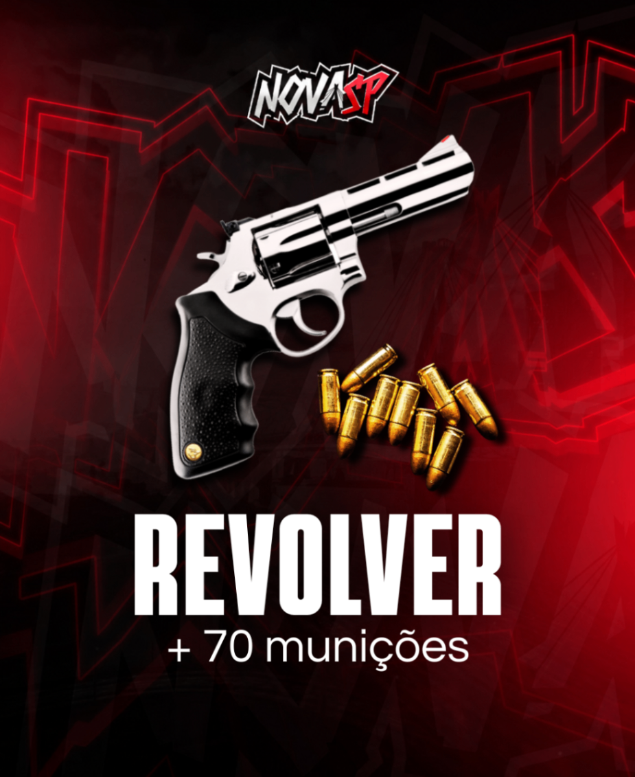 Revolver + 70 munições