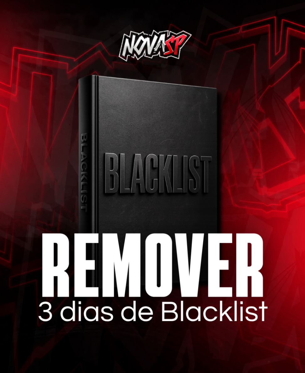 Remove 3 dias de Blacklist